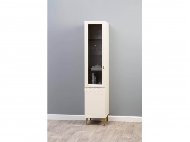 Шкаф-витрина Марион 16.397.01, Слоновая кость фото