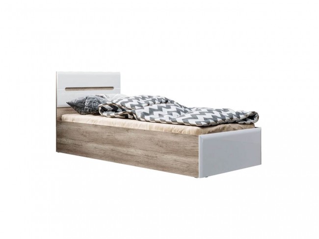 Кровать с настилом Наоми КР-12 90х200, белый фото