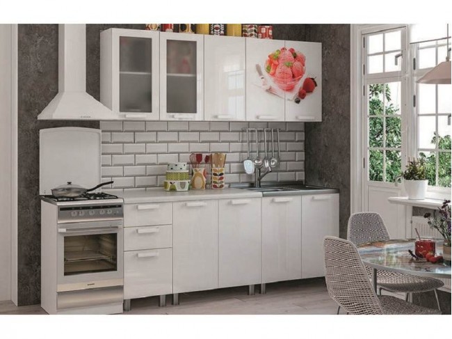 Готовая кухня Айскрим 2.0 м фото