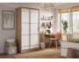 Шкаф-купе Сакура 114 см, дуб сонома недорого