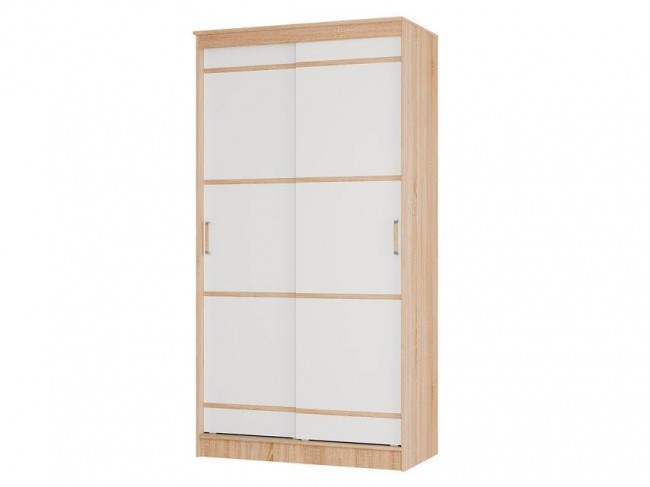 Шкаф-купе Сакура 114 см, дуб сонома фото