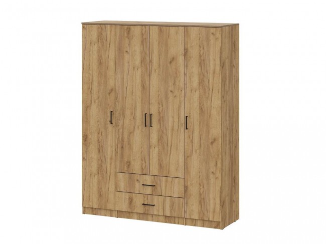 Шкаф распашной для одежды ШК 1 (Серия 2), Дуб золотой фото