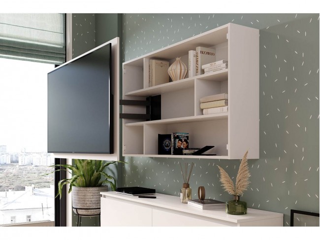 Шкаф навесной под ТВ Эко ШКН-06 фото