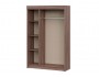Шкаф-купе Бассо, ясень шимо темный/ясень шимо светлый недорого