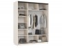 Шкаф-купе 1800 Тринити NEW с зеркалом, Сандал светлый купить