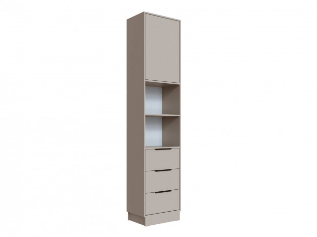 Шкаф Мадрид торцевой (0,35) с 3 ящ. кашемир фото