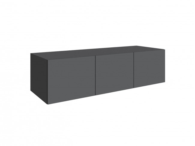 Антресоль Мадрид (1,5) 400 графит серый фото