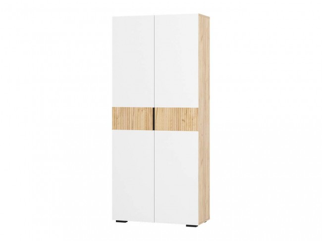 Шкаф 2-х створчатый Сандра ШК-04 Крафт/Белый/Тортуга (М27) фото