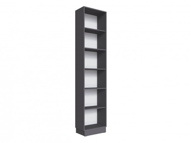 Шкаф Мадрид торцевой (0,25) графит серый фото