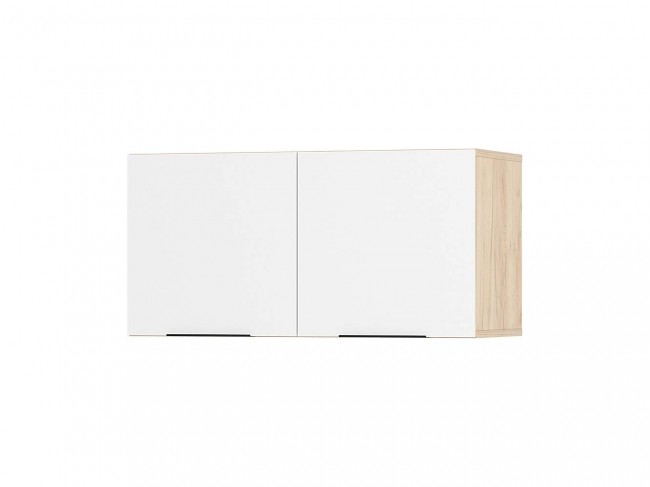 Шкаф навесной Сандра ШКН-02 Крафт/Белый фото