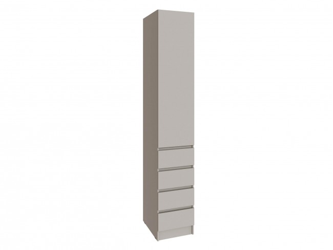 Шкаф Мадрид (0,4) с 4 ящ. без ручек кашемир фото