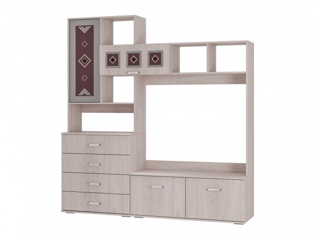 Центральная секция Белла, ясень белый фото