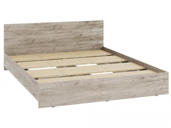 Адайн КР-160 160х200 дуб крафт серый / дуб крафт серый Кровать фото