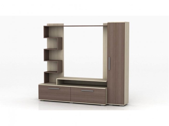 Тумба ТВ-1 шимо светлый/шимо темный фото