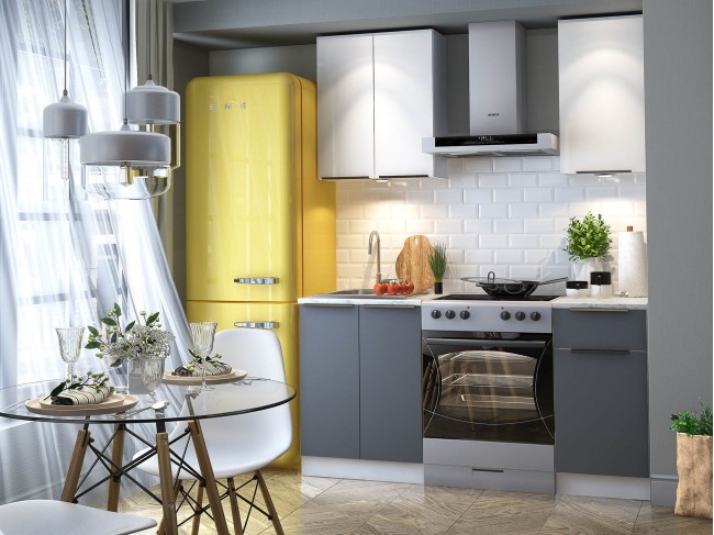 Кухонный гарнитур без столешницы Калипсо, 1 м фото