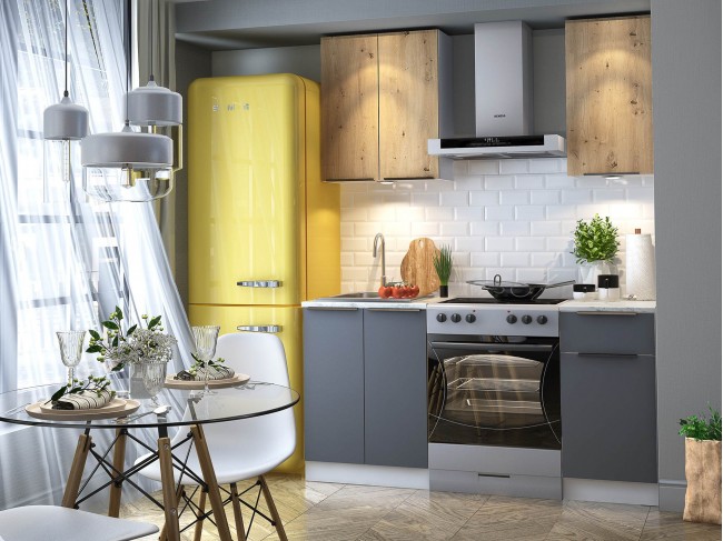 Кухонный гарнитур без столешницы Калипсо, 1 м фото