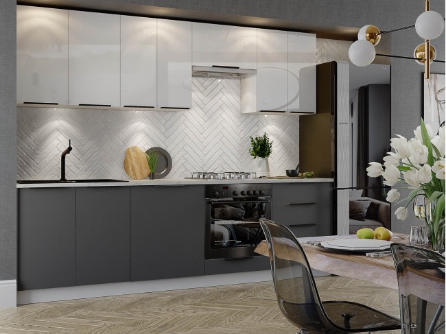 Кухонный гарнитур без столешницы Колор 2,6 м фото