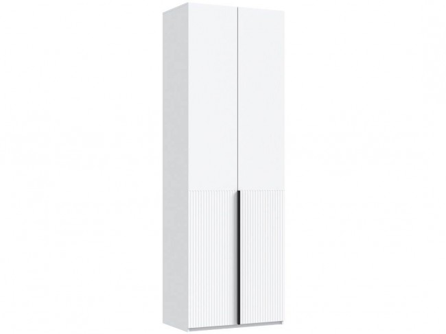 Шкаф 2-х створчатый Марвэл, Белый/Браш вайт фото