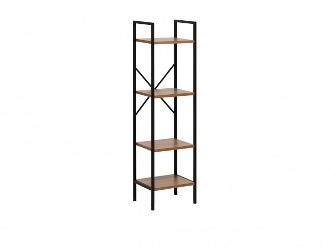Стеллаж Leset Стилвуд 14 узкий, 4 полки фото
