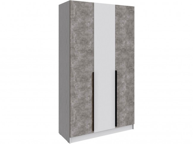 Шкаф Мадрид (1,3) без зеркала, Белый/Ателье светлое фото