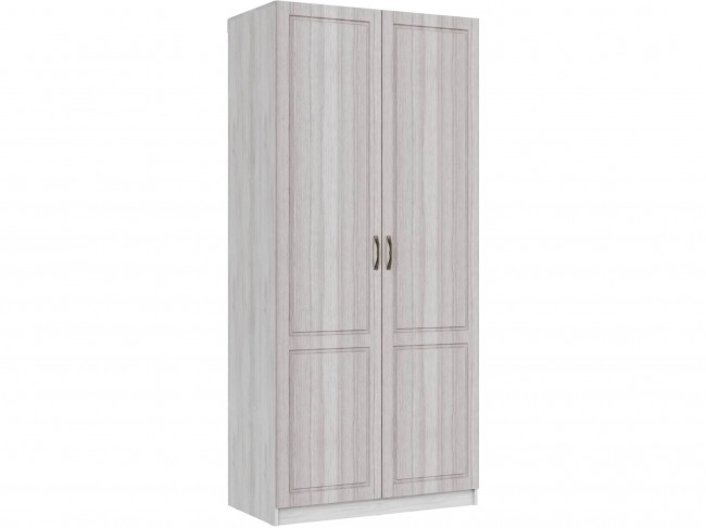 Шкаф 2-х створчатый Апполия, Ясень анкор светлый/Сандал белый фото