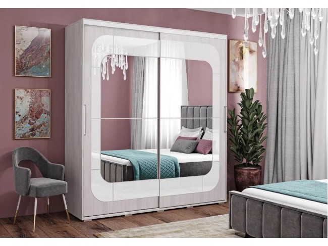 Шкаф-купе с зеркалом Крафт-7 фото