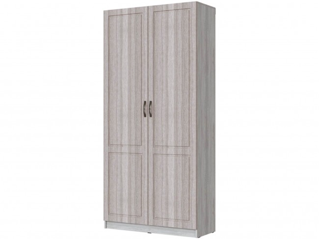 Шкаф 2-х створчатый Апполия, Ясень анкор светлый/Сандал белый фото