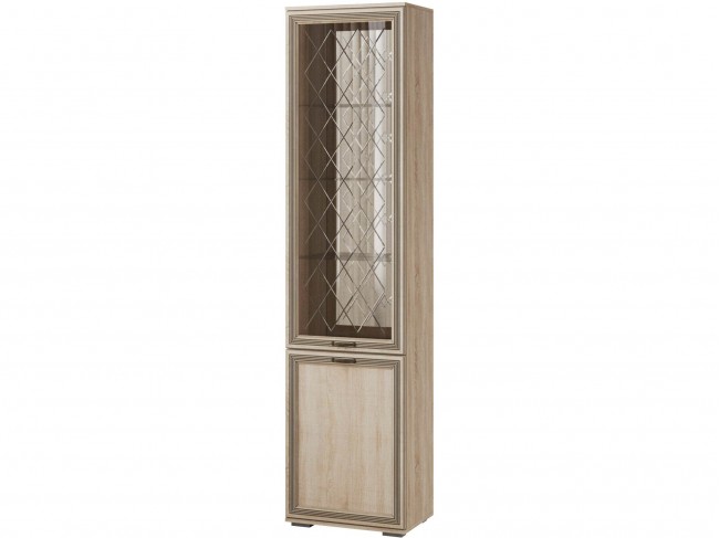 Ливорно Пенал с витриной ЛШ-4 дуб сонома фото