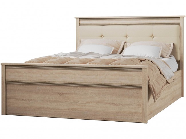 Ливорно Кровать ЛКР-1 (1,4) с ортопедом, Дуб сонома фото