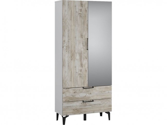 Чикаго Шкаф универсальный ЧШ-30, Дуб юкон/Белый фото