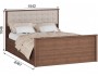Ричард Кровать РКР-2 (1,4) с ортопедом, Орех донской недорого