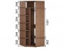 Ричард Шкаф угловой РШ-26, Орех донской купить