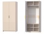 Шкаф 2-х створчатый Кэт-3, Кашемир/Тирамису матовый купить