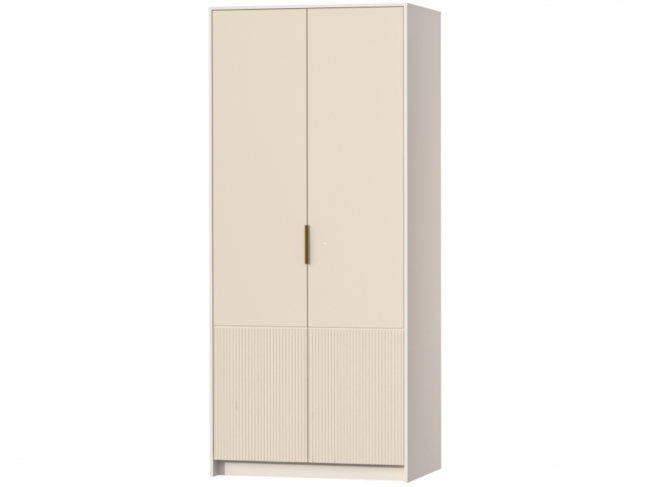 Шкаф 2-х створчатый Кэт-3, Кашемир/Тирамису матовый фото