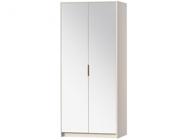 Шкаф 2-х створчатый с зеркалом Кэт-3, Кашемир фото