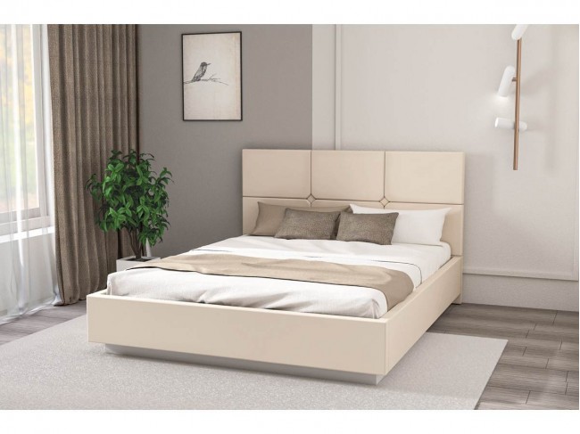 Кровать Соната арт.004 с настилом ЛДСП, 160х200 - Alysia 003 фото