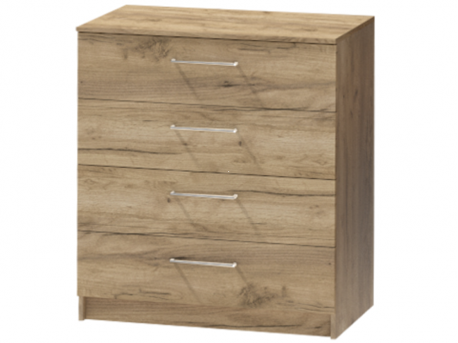 Комод №1 Иннэс-7, Дуб крафт золотой фото