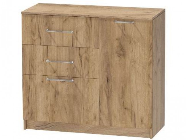 Комод №2 Иннэс-7, Дуб крафт золотой фото