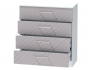 Комод №1 Иннэс-7, Белый/Грэй софт купить