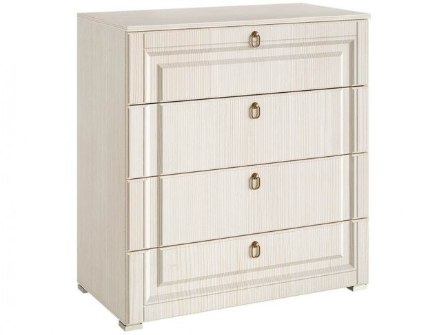 Комод Престиж-1 с 4 ящиками - Сандал светлый фото