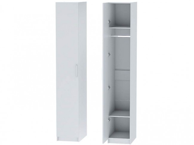 Шкаф-пенал №1 Иннэс-7 - Белый фото