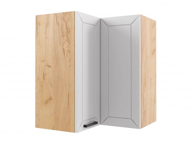 Шкаф навесной Альфа угловой пенал 600х720х600 фото