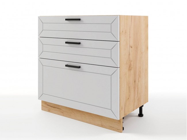 Шкаф напольный Альфа с 3-мя ящиками 800х820х476 фото