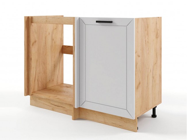 Шкаф напольный Альфа угловой 890х820х476 фото