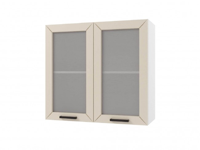 Шкаф навесной Альфа со стеклом 800х720х300 фото