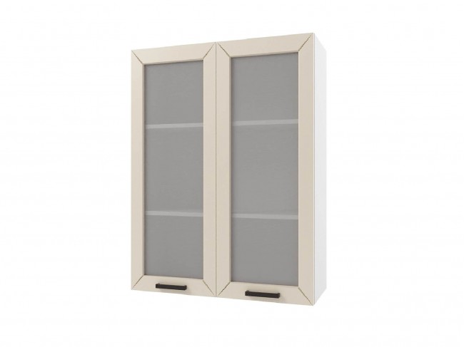 Шкаф навесной Альфа высокий со стеклом 600х920х300 фото