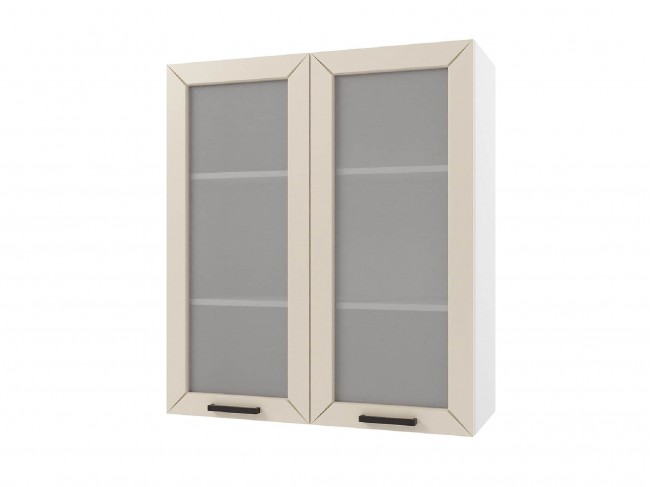 Шкаф навесной Альфа высокий со стеклом 800х920х300 фото