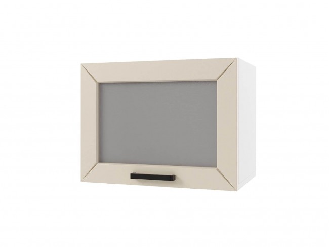 Шкаф навесной Альфа горизонтальный со стеклом 500х360х300 фото