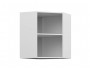 Шкаф навесной Альфа угловой 600х600х720х300 недорого