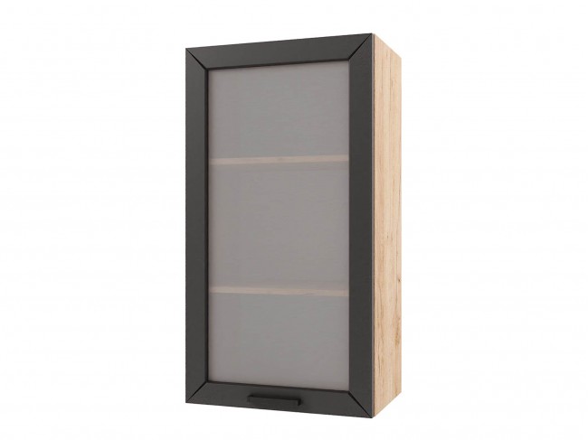 Шкаф навесной Альфа со стеклом 400х720х300 фото